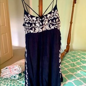 Ills illa blue spaghetti strap dress